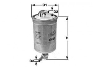 CLEAN FILTERS DN1950 kuro filtras 
 Techninės priežiūros dalys -> Papildomas remontas
8E0127401B, 8E0127401C