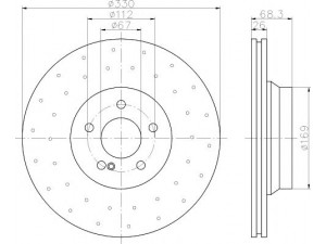 MINTEX MDC1789 stabdžių diskas 
 Stabdžių sistema -> Diskinis stabdys -> Stabdžių diskas
2114231012, 2114231112, A2114231012