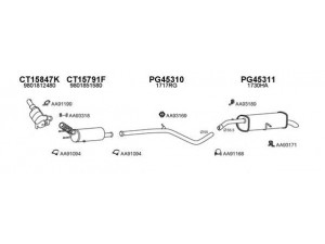 VENEPORTE 450806 išmetimo sistema 
 Išmetimo sistema -> Išmetimo sistema, visa