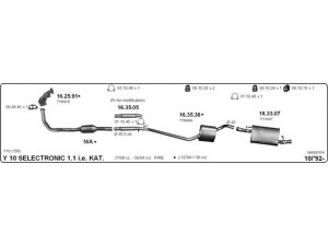 IMASAF 546000154 išmetimo sistema 
 Išmetimo sistema -> Išmetimo sistema, visa