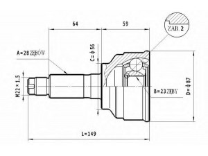 STATIM C.474 jungčių komplektas, kardaninis velenas 
 Ratų pavara -> Sujungimai/komplektas
G568-22-510A, G568-22-510B, G560-25-500A