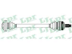 LPR DS52208 kardaninis velenas 
 Ratų pavara -> Kardaninis velenas
33211229498, 33211229592, 33211229708