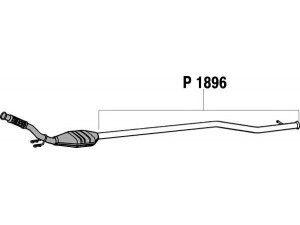 FENNO P1896 išleidimo kolektorius 
 Išmetimo sistema -> Išmetimo vamzdžiai
repair pipe