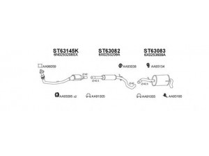 VENEPORTE 630010 išmetimo sistema 
 Išmetimo sistema -> Išmetimo sistema, visa
