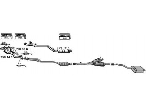 ERNST 020150 išmetimo sistema 
 Išmetimo sistema -> Išmetimo sistema, visa