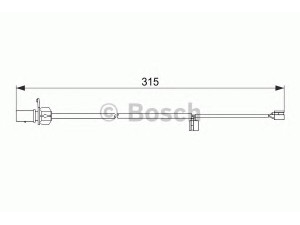 BOSCH 1 987 474 518 įspėjimo kontaktas, stabdžių trinkelių susidėvėjimas 
 Stabdžių sistema -> Susidėvėjimo indikatorius, stabdžių trinkelės
4G0 615 121 A, 4G0 615 121 A