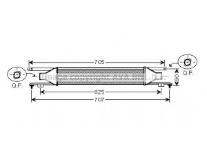 AVA QUALITY COOLING OLA4420 tarpinis suslėgto oro aušintuvas, kompresorius 
 Variklis -> Oro tiekimas -> Įkrovos agregatas (turbo/superįkrova) -> Tarpinis suslėgto oro aušintuvas
6302078, 55702004