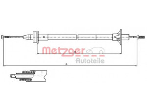 METZGER 10.2412 sankabos trosas 
 Dviratė transporto priemonės -> Kabeliai ir tachometro velenaai -> Sankabos trosas
6900282