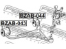 FEBEST BZAB-044 valdymo svirties/išilginių svirčių įvorė
A2033300307, A2033300407