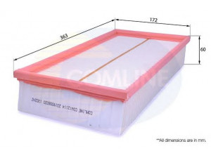 COMLINE CDW12114 oro filtras 
 Filtrai -> Oro filtras
2319008020, 2319008021, 2319008400