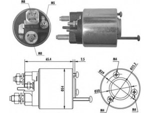 MAGNETI MARELLI 940113050066 solenoidinis jungiklis, starteris