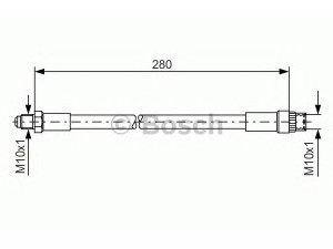 BOSCH 1 987 476 424 stabdžių žarnelė 
 Stabdžių sistema -> Stabdžių žarnelės
77 00 832 611