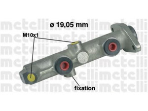 METELLI 05-0074 pagrindinis cilindras, stabdžiai 
 Stabdžių sistema -> Pagrindinis stabdžių cilindras
4601.72