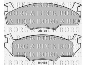 BORG & BECK BBP1235 stabdžių trinkelių rinkinys, diskinis stabdys 
 Techninės priežiūros dalys -> Papildomas remontas
321698151B