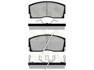 Brake ENGINEERING PA546 stabdžių trinkelių rinkinys, diskinis stabdys 
 Techninės priežiūros dalys -> Papildomas remontas
0449187103, 0449187104, 0449187104000