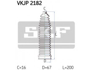 SKF VKJP 2182 gofruotoji membrana, vairavimas 
 Vairavimas -> Gofruotoji membrana/sandarinimai
