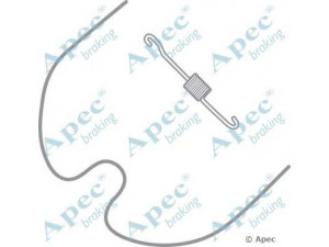 APEC braking KIT2029 priedų komplektas, stabdžių trinkelės 
 Stabdžių sistema -> Būgninis stabdys -> Dalys/priedai