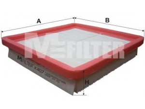 MFILTER K 407 oro filtras 
 Techninės priežiūros dalys -> Techninės priežiūros intervalai
96 182 220