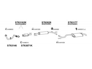 VENEPORTE 630020 išmetimo sistema 
 Išmetimo sistema -> Išmetimo sistema, visa