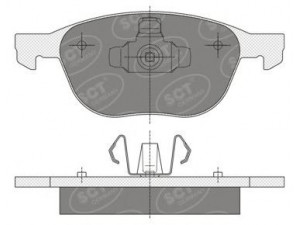SCT Germany SP 358 stabdžių trinkelių rinkinys, diskinis stabdys 
 Techninės priežiūros dalys -> Papildomas remontas
1321517, 30683554, 30683554