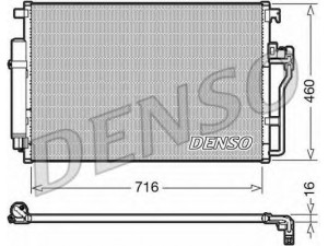 DENSO DCN17008 kondensatorius, oro kondicionierius
68013633AA
