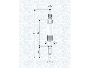 MAGNETI MARELLI 062900014304 kaitinimo žvakė 
 Kibirkšties / kaitinamasis uždegimas -> Kaitinimo kaištis
71735458, 46754154, 60816139, 71735458
