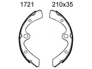 BSF 01721 stabdžių trinkelių komplektas 
 Techninės priežiūros dalys -> Papildomas remontas
5221052010, 5221073040, 5221073041