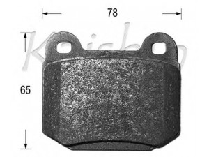 KAISHIN D10125 stabdžių trinkelių rinkinys, diskinis stabdys 
 Techninės priežiūros dalys -> Papildomas remontas
4605A050, MR407391, 44060CD094