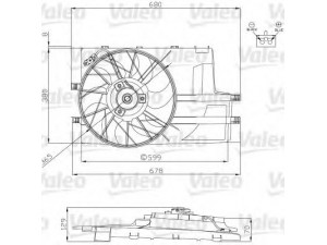VALEO 696129 elektrovariklis, raditoriaus ventiliatorius 
 Aušinimo sistema -> Radiatoriaus ventiliatorius
1685000293