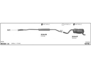 IMASAF 546000099 išmetimo sistema 
 Išmetimo sistema -> Išmetimo sistema, visa