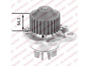 DELPHI WP1866 vandens siurblys 
 Aušinimo sistema -> Vandens siurblys/tarpiklis -> Vandens siurblys
1201A6, 1201C7, 1201A6, 1201C7