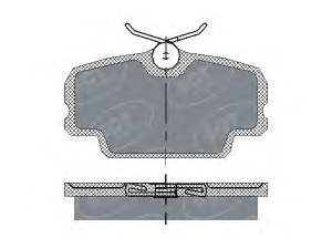 SCT Germany SP 141 stabdžių trinkelių rinkinys, diskinis stabdys 
 Techninės priežiūros dalys -> Papildomas remontas
001 420 10 20, 8961815