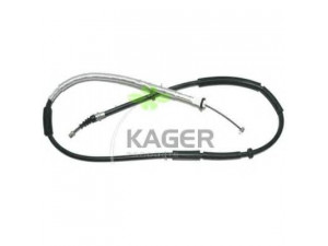 KAGER 19-6202 trosas, stovėjimo stabdys 
 Stabdžių sistema -> Valdymo svirtys/trosai
51808304