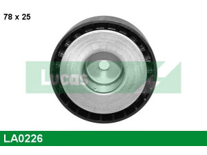 LUCAS ENGINE DRIVE LA0226 įtempiklio skriemulys, V formos rumbuotas diržas 
 Diržinė pavara -> V formos rumbuotas diržas/komplektas -> Įtempiklio skriemulys
074145278C
