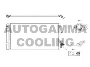 AUTOGAMMA 105830 kondensatorius, oro kondicionierius 
 Oro kondicionavimas -> Kondensatorius
921000294R, 921009956R