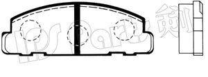 IPS Parts IBD-1604 stabdžių trinkelių rinkinys, diskinis stabdys
04491-87201, 0449187201