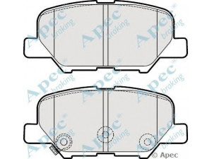 APEC braking PAD1890 stabdžių trinkelių rinkinys, diskinis stabdys 
 Techninės priežiūros dalys -> Papildomas remontas
1609899680, GHY92648Z, 4605A802
