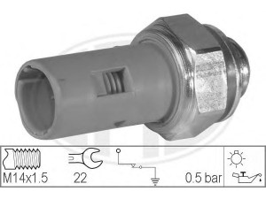 ERA 330630 alyvos slėgio jungiklis 
 Variklis -> Variklio elektra
22630-00Q1D, 25240-00Q0B, 25240-00QAB