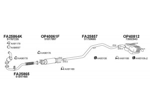 VENEPORTE 250490 išmetimo sistema 
 Išmetimo sistema -> Išmetimo sistema, visa