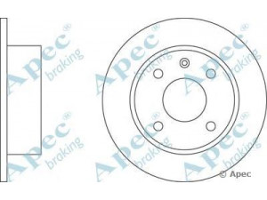 APEC braking DSK123 stabdžių diskas 
 Dviratė transporto priemonės -> Stabdžių sistema -> Stabdžių diskai / priedai
1097107, 1624857, 1629475, 1629477