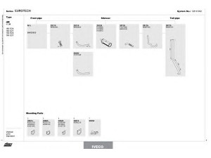 DINEX 128101002 išmetimo sistema 
 Išmetimo sistema -> Išmetimo sistema, visa