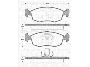 MAGNETI MARELLI 363702161308 stabdžių trinkelių rinkinys, diskinis stabdys 
 Techninės priežiūros dalys -> Papildomas remontas
77362180, 9948131, 9948870, 9949125