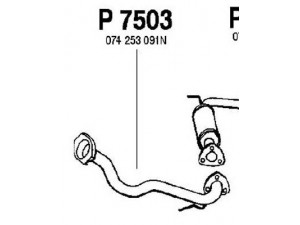 FENNO P7503 išleidimo kolektorius 
 Išmetimo sistema -> Išmetimo vamzdžiai
BM70430, 074253091AJ, 074253091N