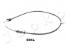 JAPKO 131834L trosas, stovėjimo stabdys 
 Stabdžių sistema -> Valdymo svirtys/trosai
5440260G00