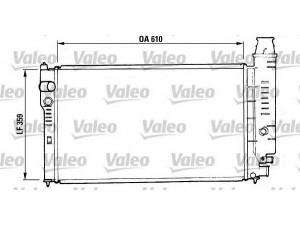 VALEO 810955 radiatorius, variklio aušinimas 
 Aušinimo sistema -> Radiatorius/alyvos aušintuvas -> Radiatorius/dalys
1300-N5, 1300N5