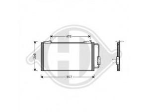 DIEDERICHS 8703000 kondensatorius, oro kondicionierius 
 Oro kondicionavimas -> Kondensatorius
80100S74D10, JRB100310, 19010P9ME00