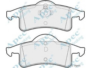 APEC braking PAD1154 stabdžių trinkelių rinkinys, diskinis stabdys 
 Techninės priežiūros dalys -> Papildomas remontas
05011970AA, 05011970AB, 5011970AA