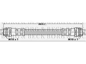BORG & BECK BBH6811 stabdžių žarnelė 
 Stabdžių sistema -> Stabdžių žarnelės
1684280235