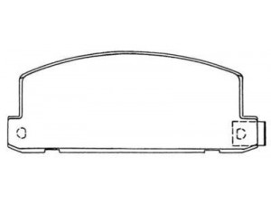 AISIN ASN-135 stabdžių trinkelių rinkinys, diskinis stabdys
8941366420, 8944608510