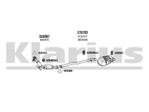 KLARIUS 960404E išmetimo sistema 
 Išmetimo sistema -> Išmetimo sistema, visa